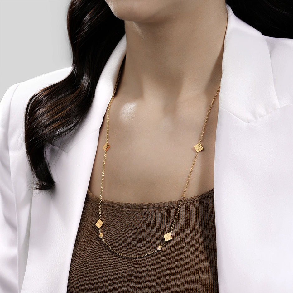 Women Audrey Gold Plated Necklace