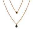 Women Rivet Logo Necklace