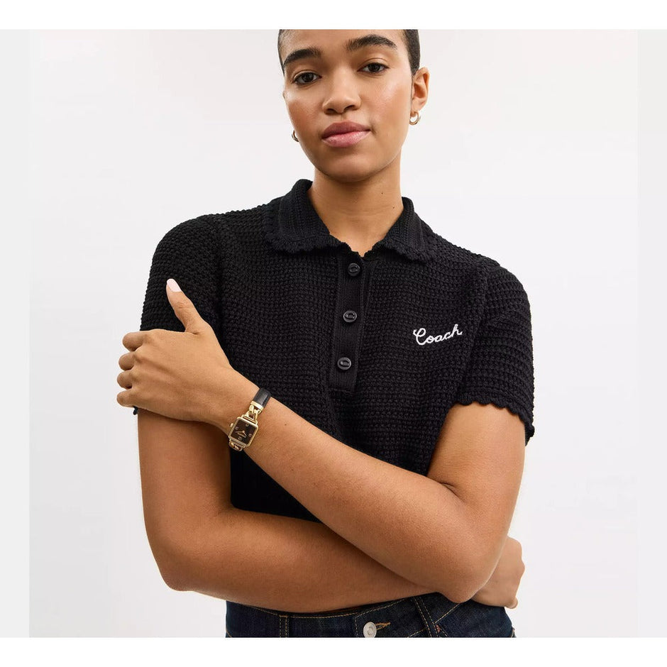 ساعة كاس السوداء للنساء