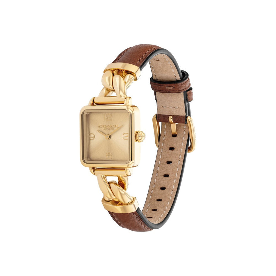 Women Cass Gold Sunray 22mm Watch