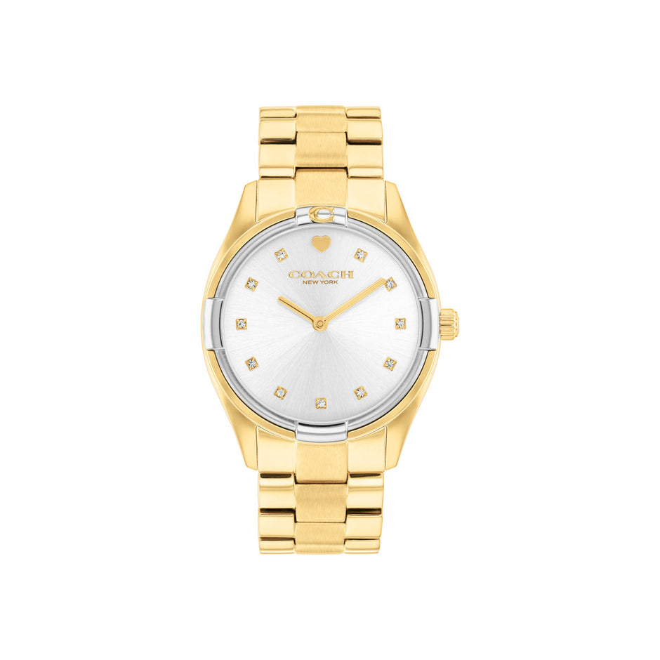 Women Brooks Gold Watch