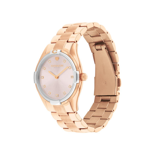 Women Brooks Rose Gold Watch