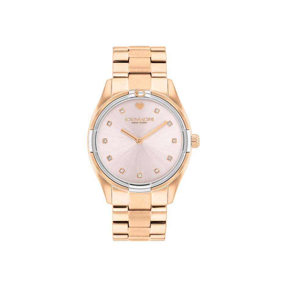 Women Brooks Rose Gold Watch