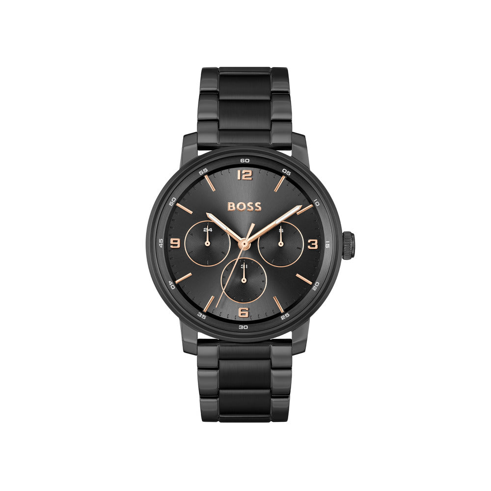 Men Contender Black 44mm Watch