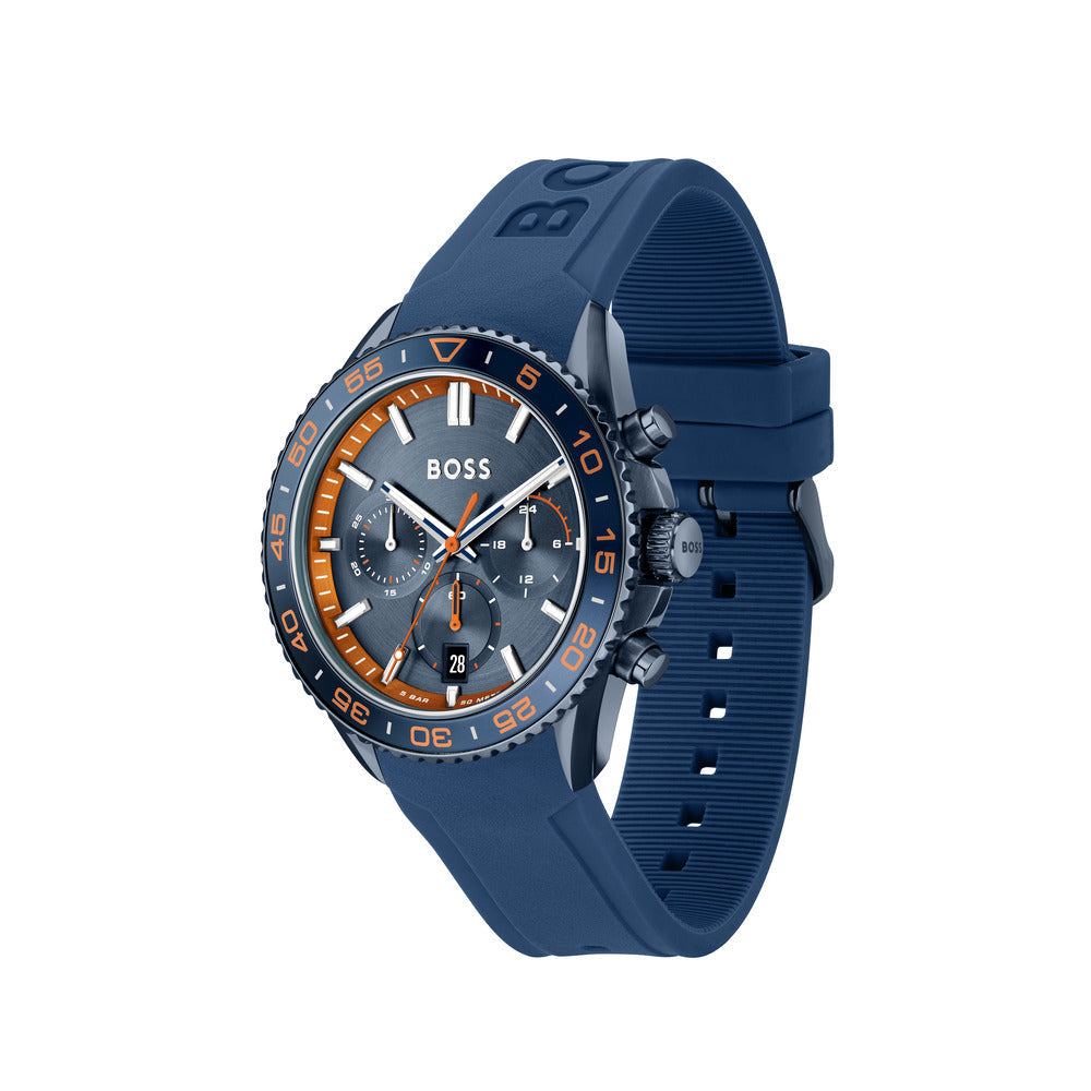 Men Runner Blue 44mm Watch