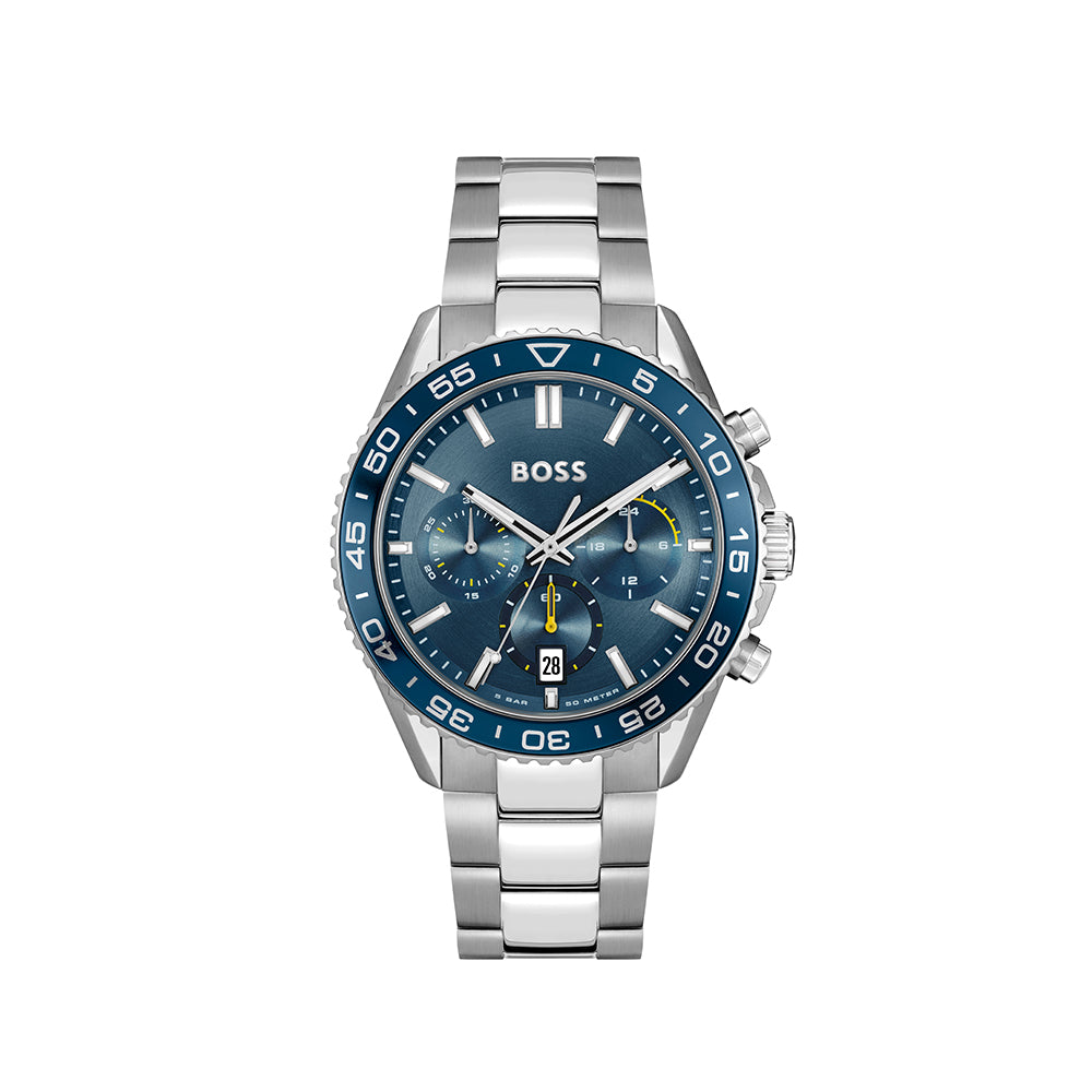 Men Runner Blue 44mm Watch