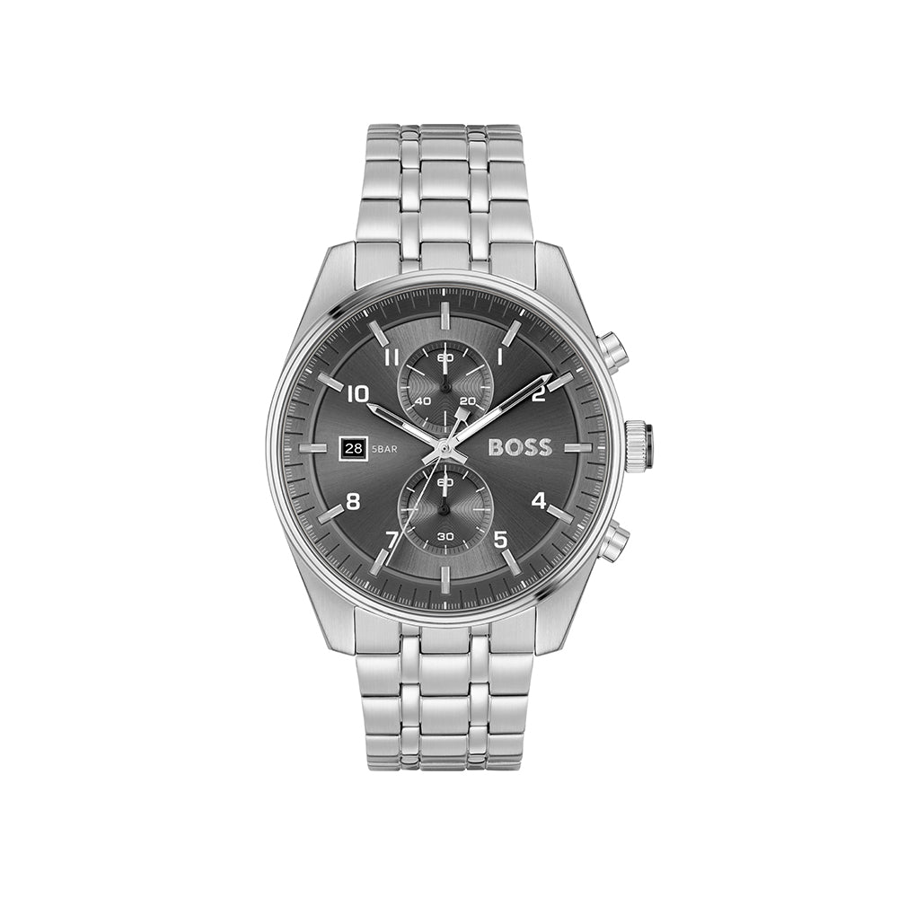 Men Skytraveller Grey 44mm Watch