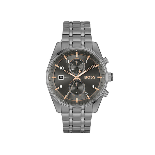 Men Skytraveller Grey 44mm Watch