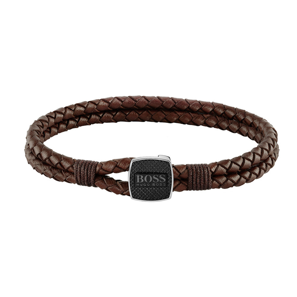 Men Seal Leather Bracelet