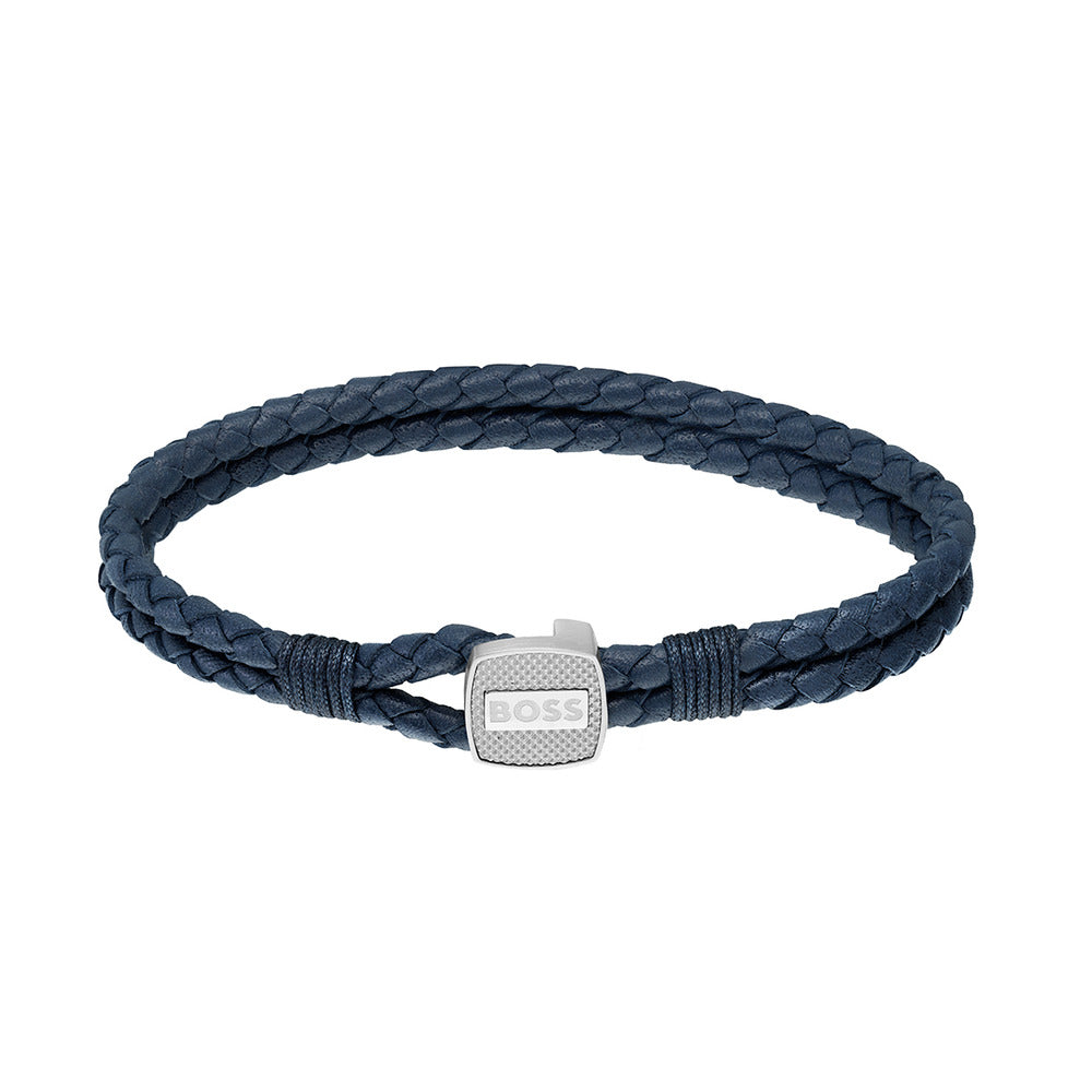 Men Seal Leather Bracelet