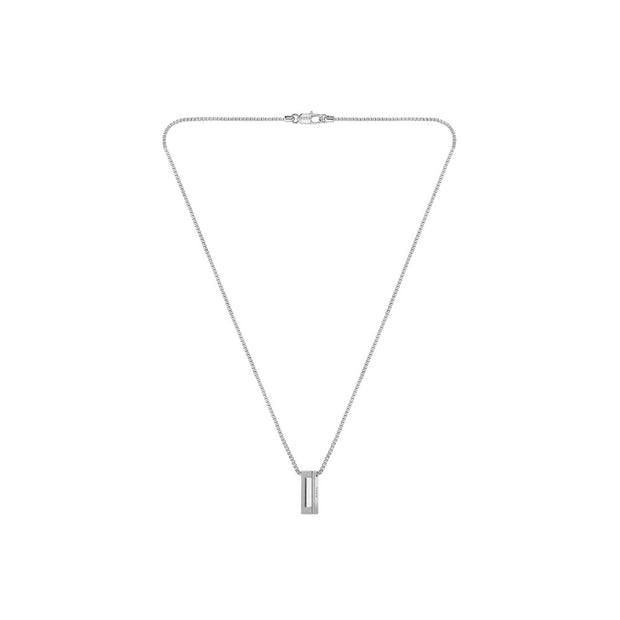 Men Candor Silver Necklace