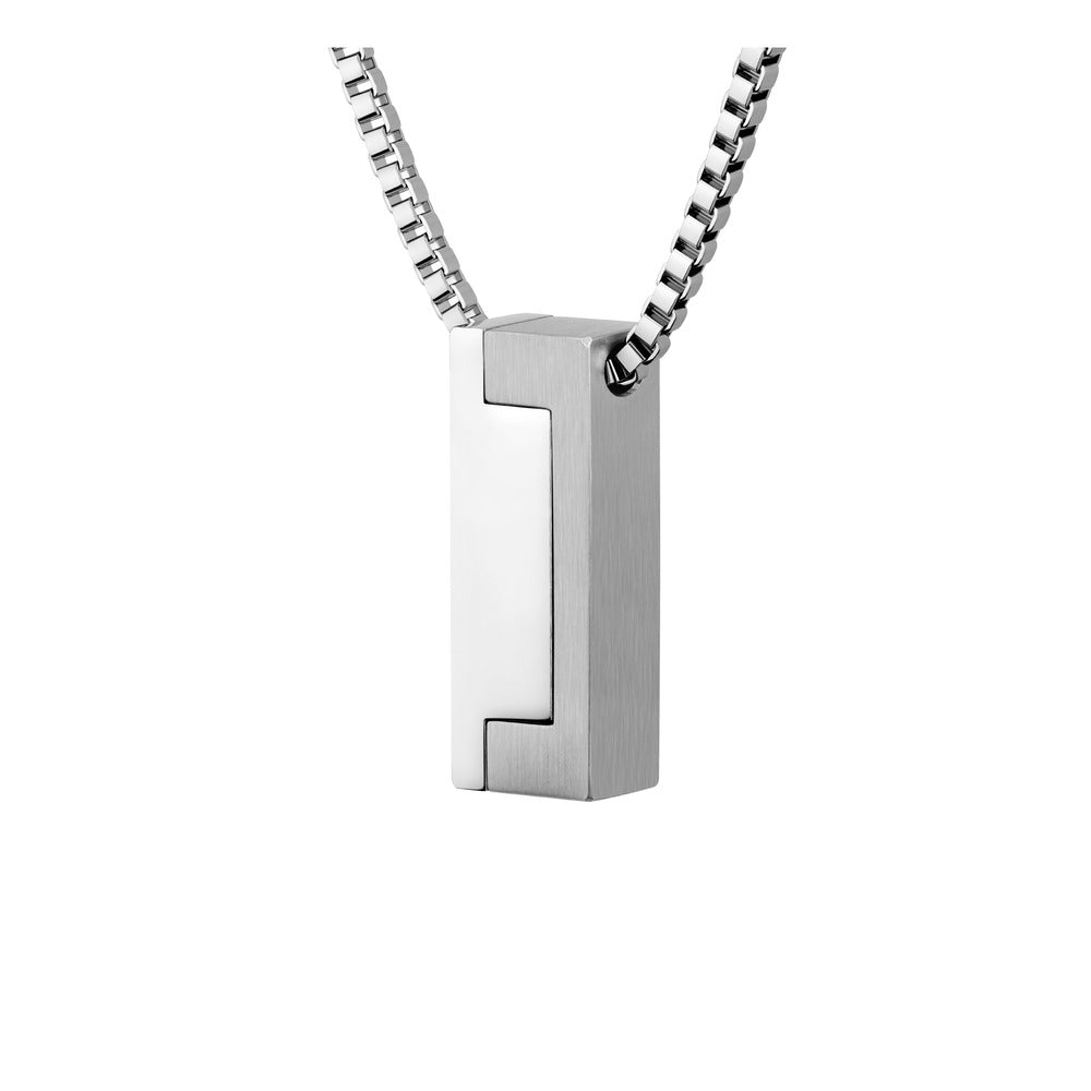 Men Candor Silver Necklace