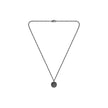 Men Double B Coin Necklace