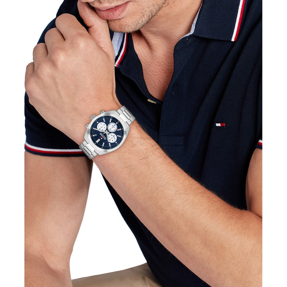 Men Hudson Silver Watch