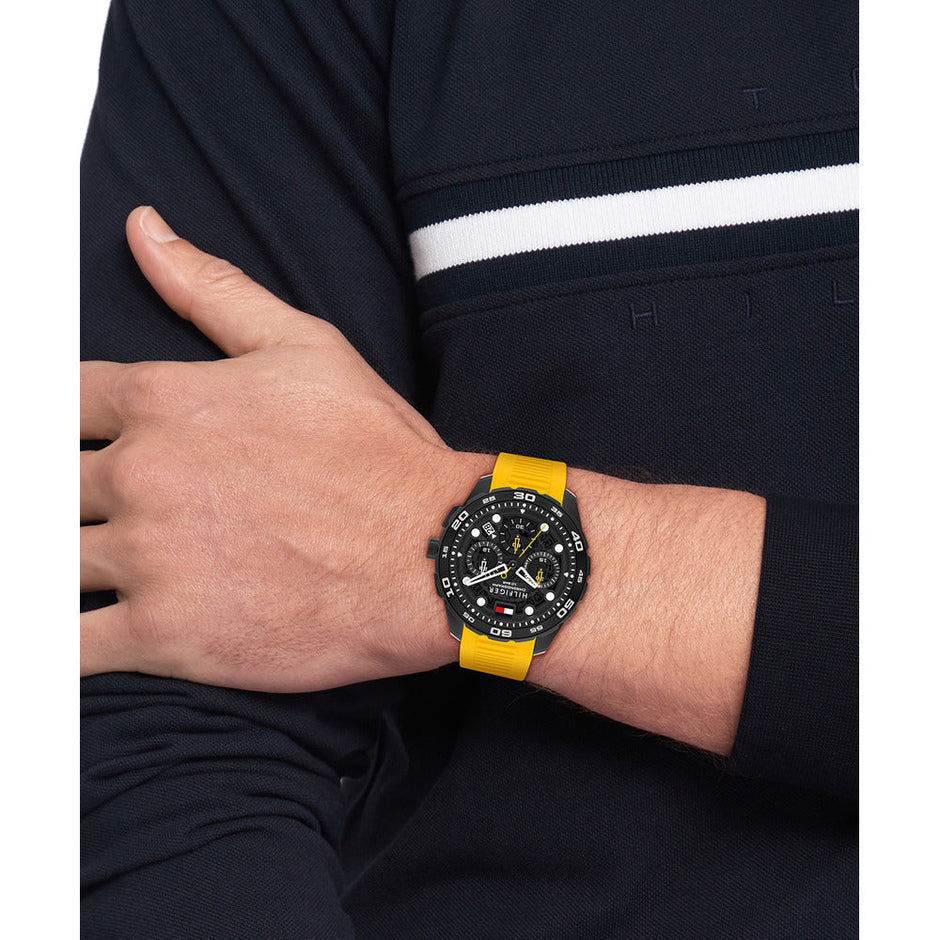 Men Th-Regatta Black 44mm Watch