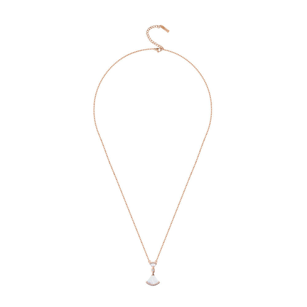 Women Bianca Rose Gold Necklace