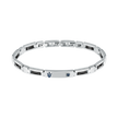 Men Ceramic Silver Bracelet