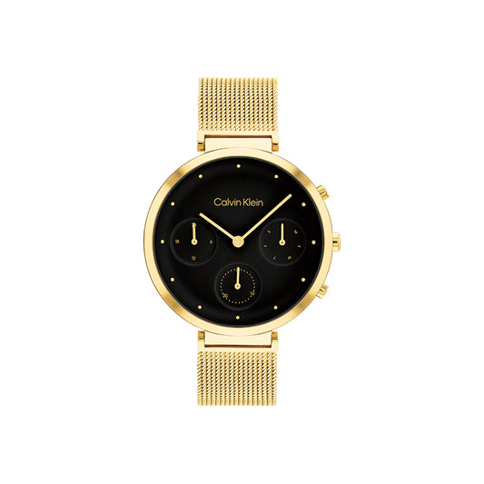 Women Minimalistic T-Bar Black 36.5mm Watch