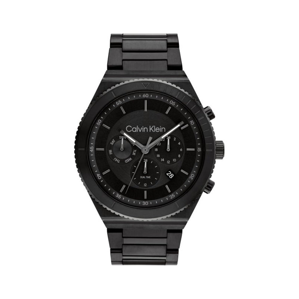 Men Ck Fearless Black 44mm Watch