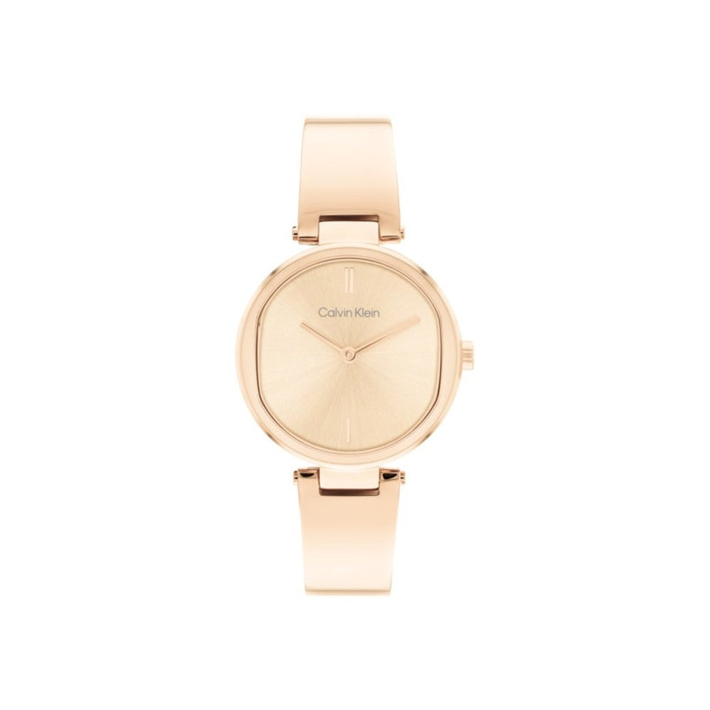 Women Ck Elevated Gold 30mm Watch