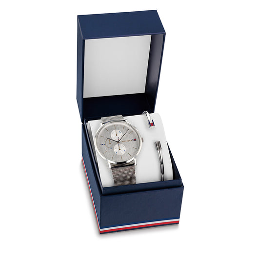 Women Gift Set Silver 40Mm Watch