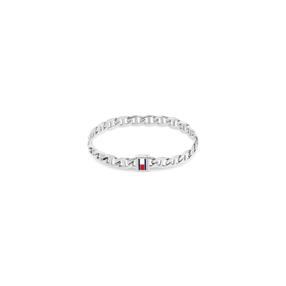 Men Oceanic Silver Large Bracelet