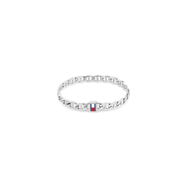 Men Oceanic Silver Large Bracelet