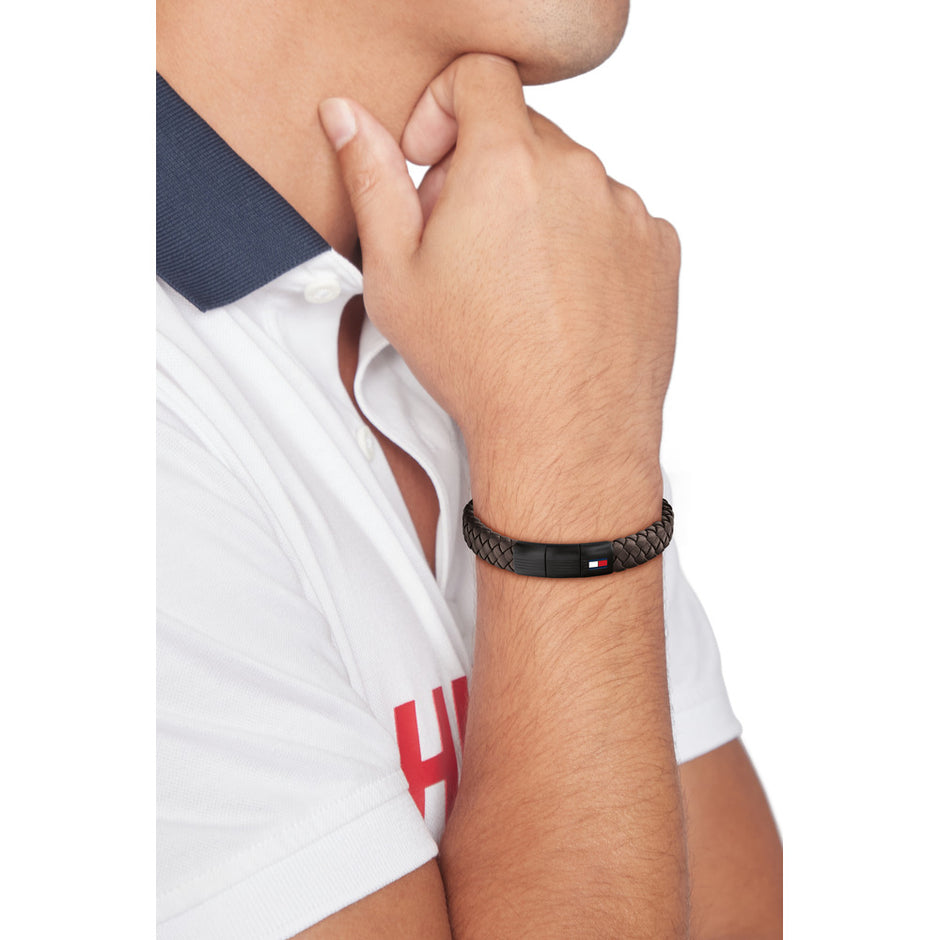 Men Round Braided Bracelet