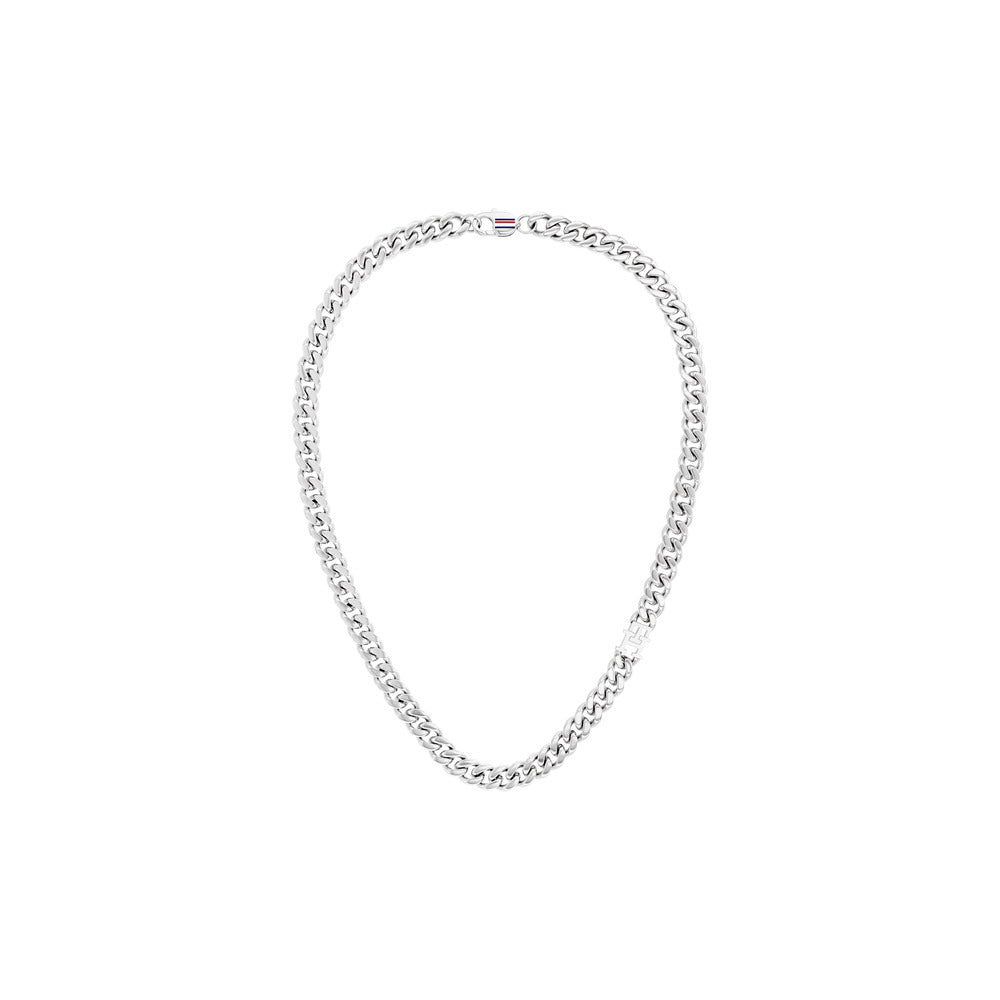 Men Th85 Chain Silver Necklace