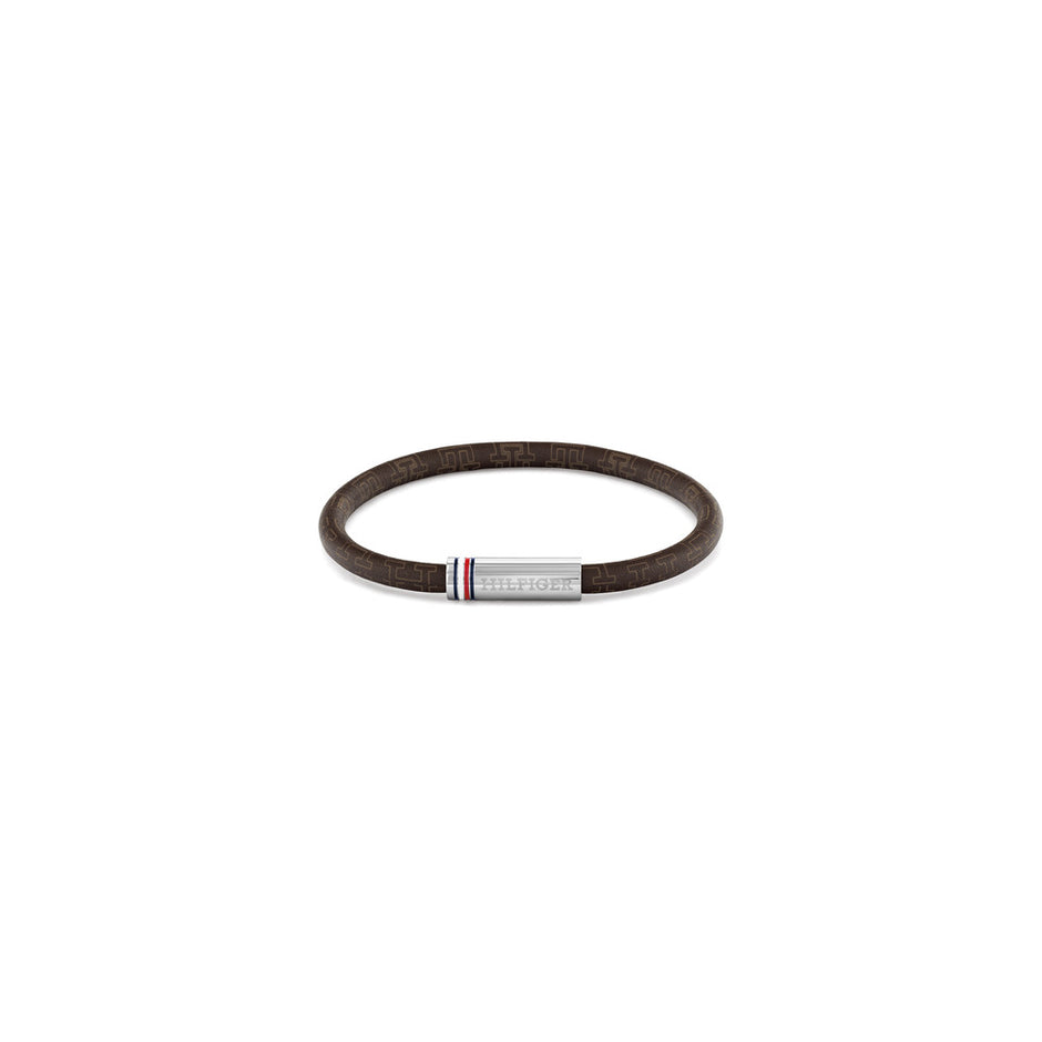 Men Printed Cord Bracelet