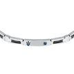 Men Ceramic Silver Bracelet