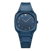 Unisex Square Blue Watch