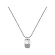 Men Maserati Silver Necklace