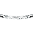 Men Ceramic Silver Bracelet