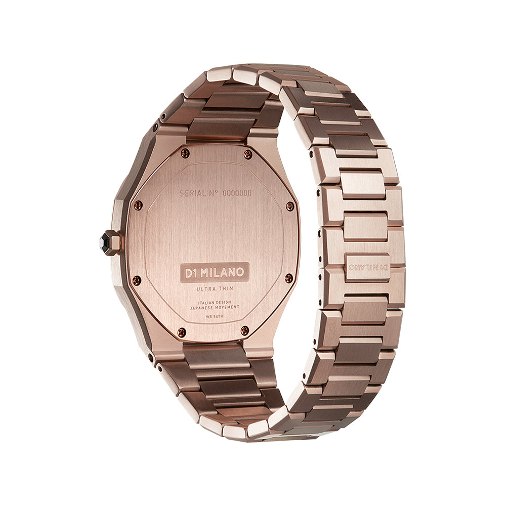 Men Ultra Thin Champagne 40mm Watch