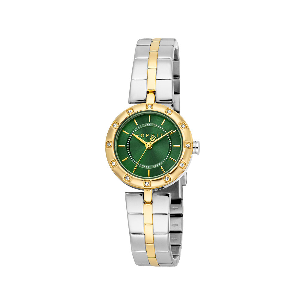 Lio Women Green Stainless Steel Watch