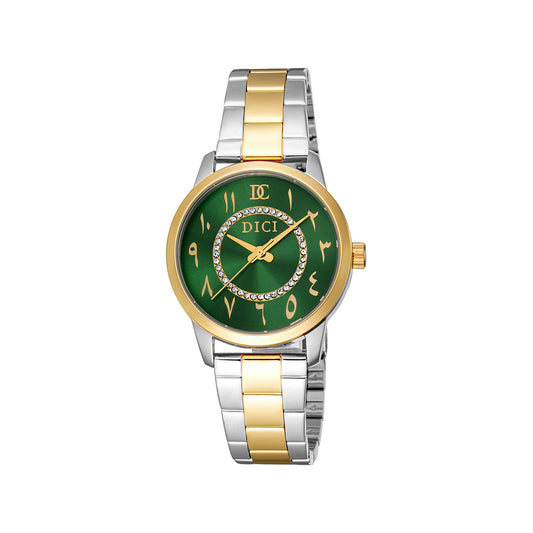 Marta Women Green Stainless Steel Watch