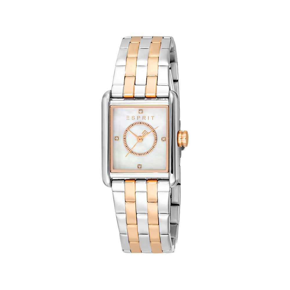 Amira Women White Stainless Steel Watch