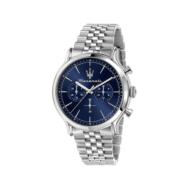 Men Epoca Silver 42mm Watch