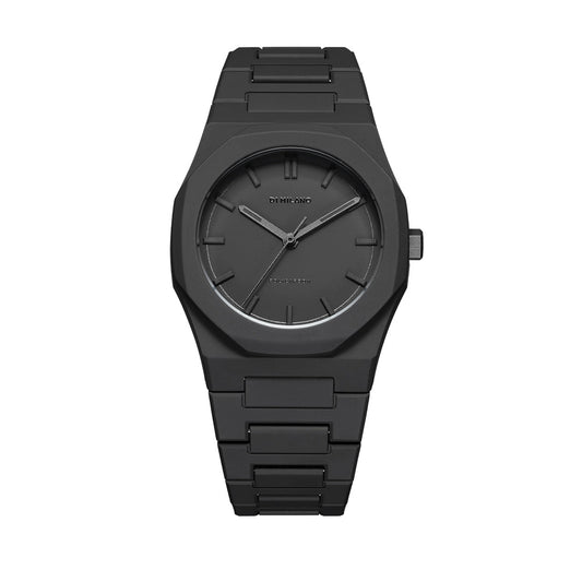 Unisex Polycarbon Black 37mm Watch