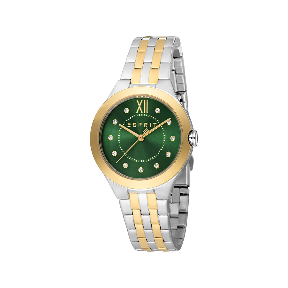 Jana Ii Women Green Stainless Steel Watch