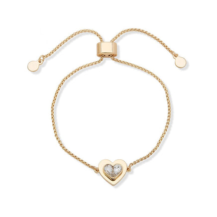 Women Heart Slider Bracelet