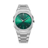 Men Ultra Thin Green 40mm Watch