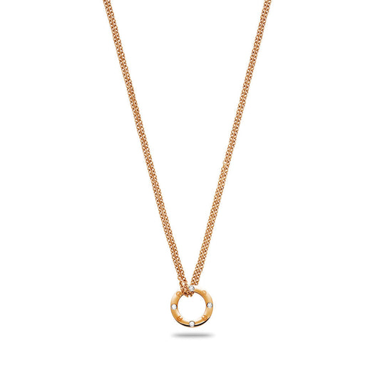 Women Novelty Rose Gold Necklace