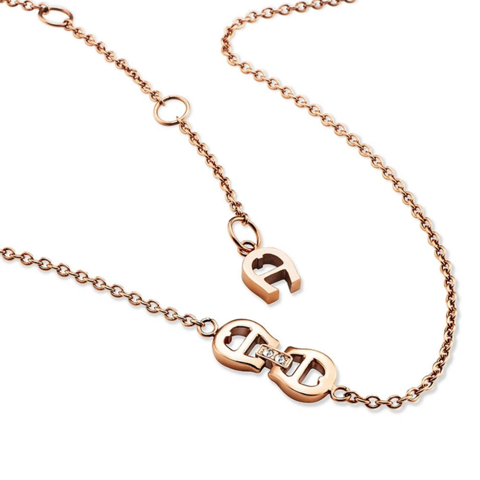 Women Rose Gold Necklace