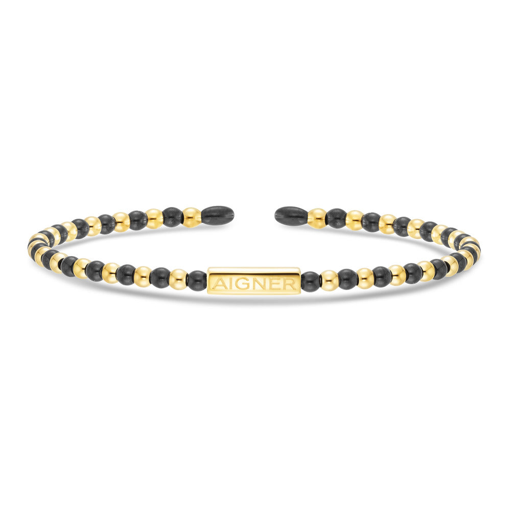 Women Novelty Gold/Black Bangle