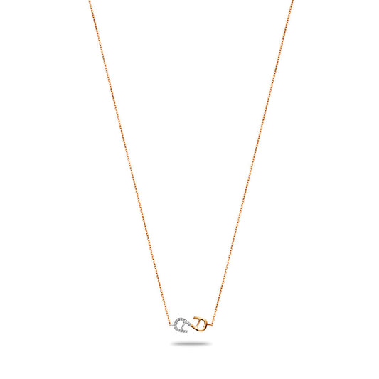 Women 45cm Rose Gold Necklace