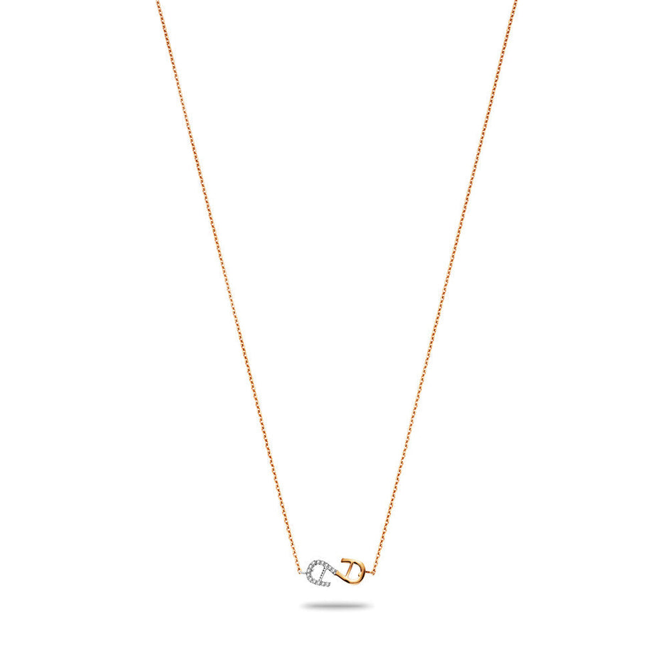 Women 45cm Rose Gold Necklace