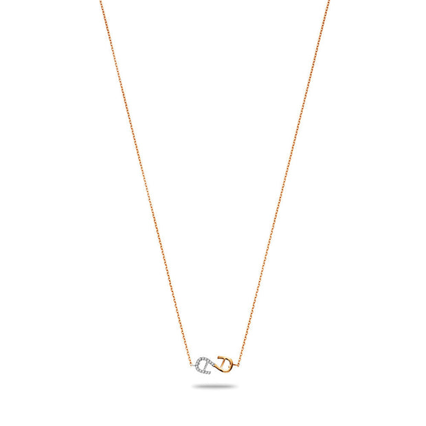 Women Rose Gold Necklace