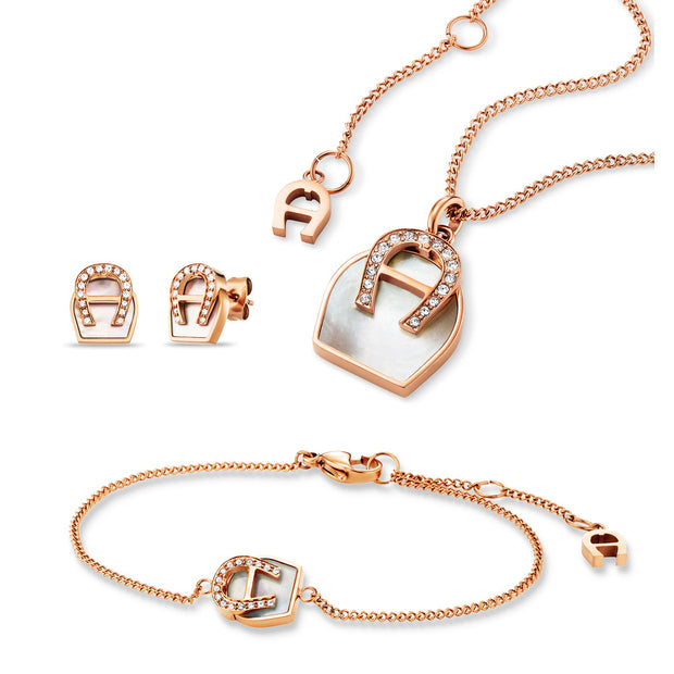 Women Rose Gold Jewelry Set